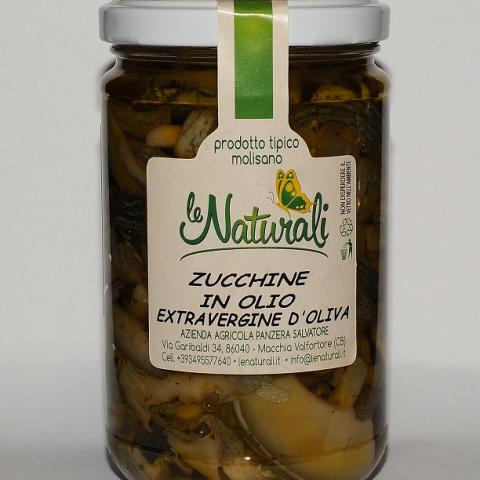 Zucchine in olio d'oliva